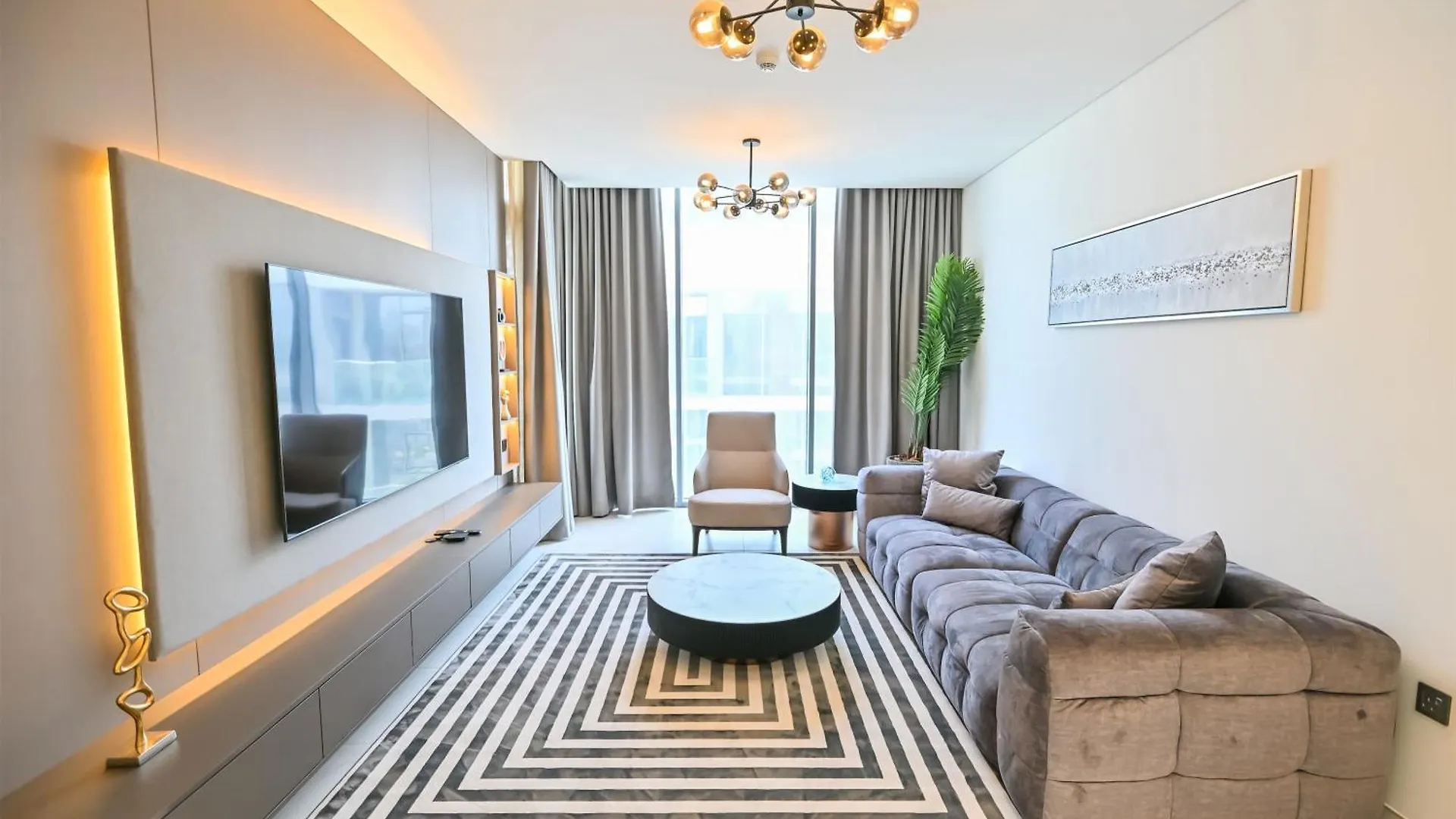 Apartment 1Br With Lagoon Views In District One Meydan Dubai United Arab Emirates