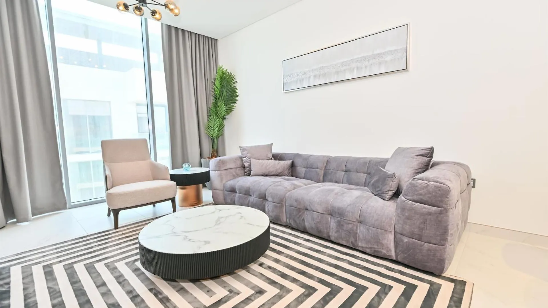 Apartment 1Br With Lagoon Views In District One Meydan Dubai United Arab Emirates